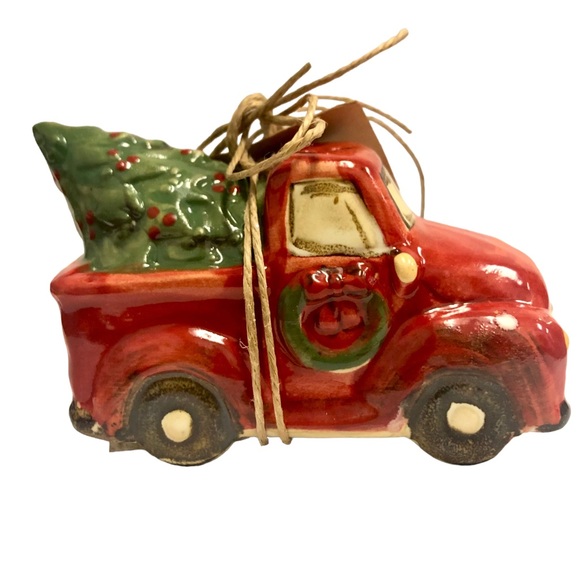 MUD PIE Christmas Red Truck with Tree Salt or Pepper Shaker ~ ONE SHAKER ONLY - Picture 1 of 8